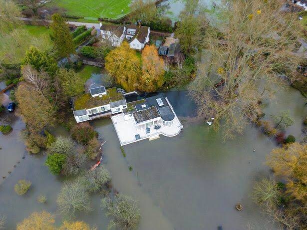 UK Floods Submerge Celebrity Homes