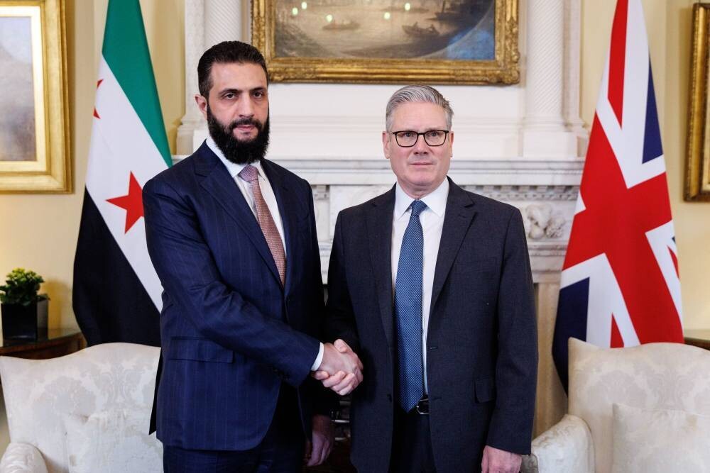 查尔斯三世国王在伦敦会见叙利亚总统