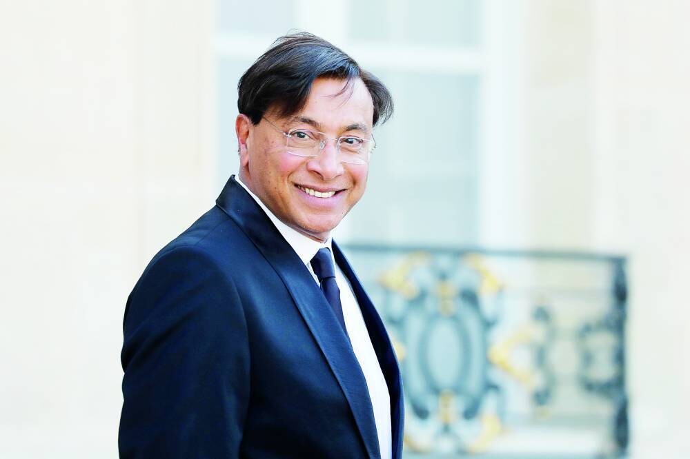 Indian Steel Magnate Lakshmi Mittal in the UK