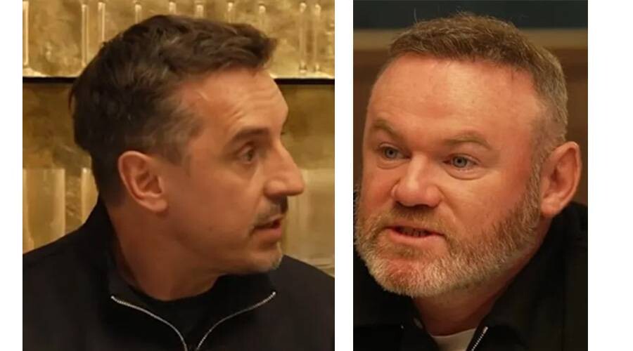 Gary Neville Shocks Wayne Rooney by Revealing His Manchester United Salary