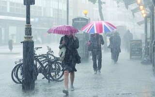 Растущие температуры и дожди в Великобритании