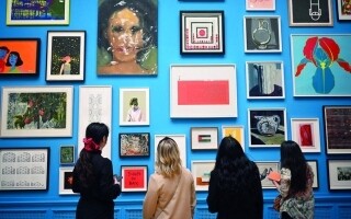 Летняя художественная выставка в Бёрлингтон Хаус на Пикадилли, Лондон