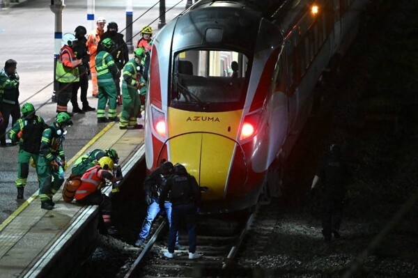 Stabbing incidents on train in England