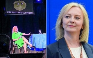 Лиз Трасс уходит со сцены рассерженной после розыгрыша